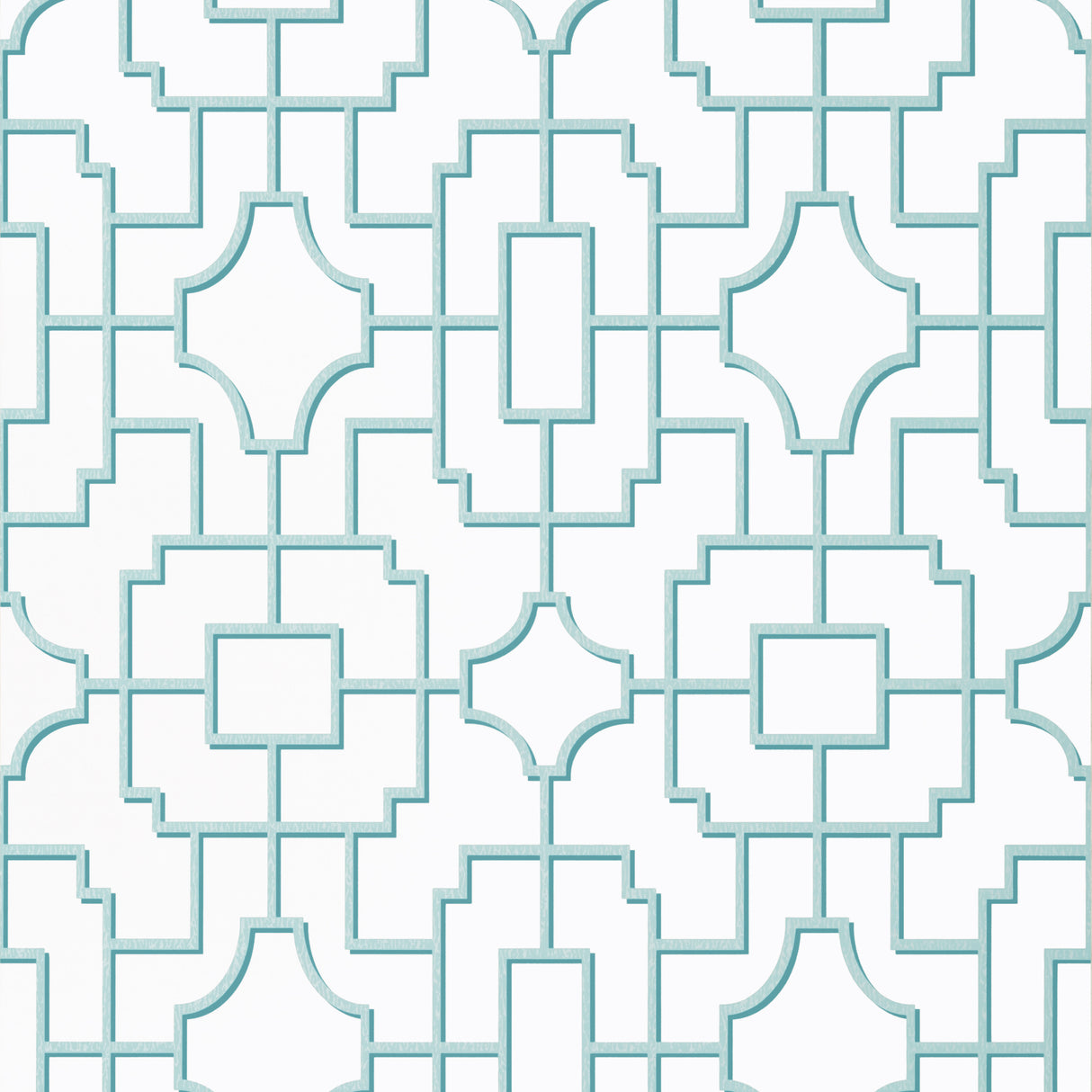 Thibaut T20869 FRETWORK Spa Blue