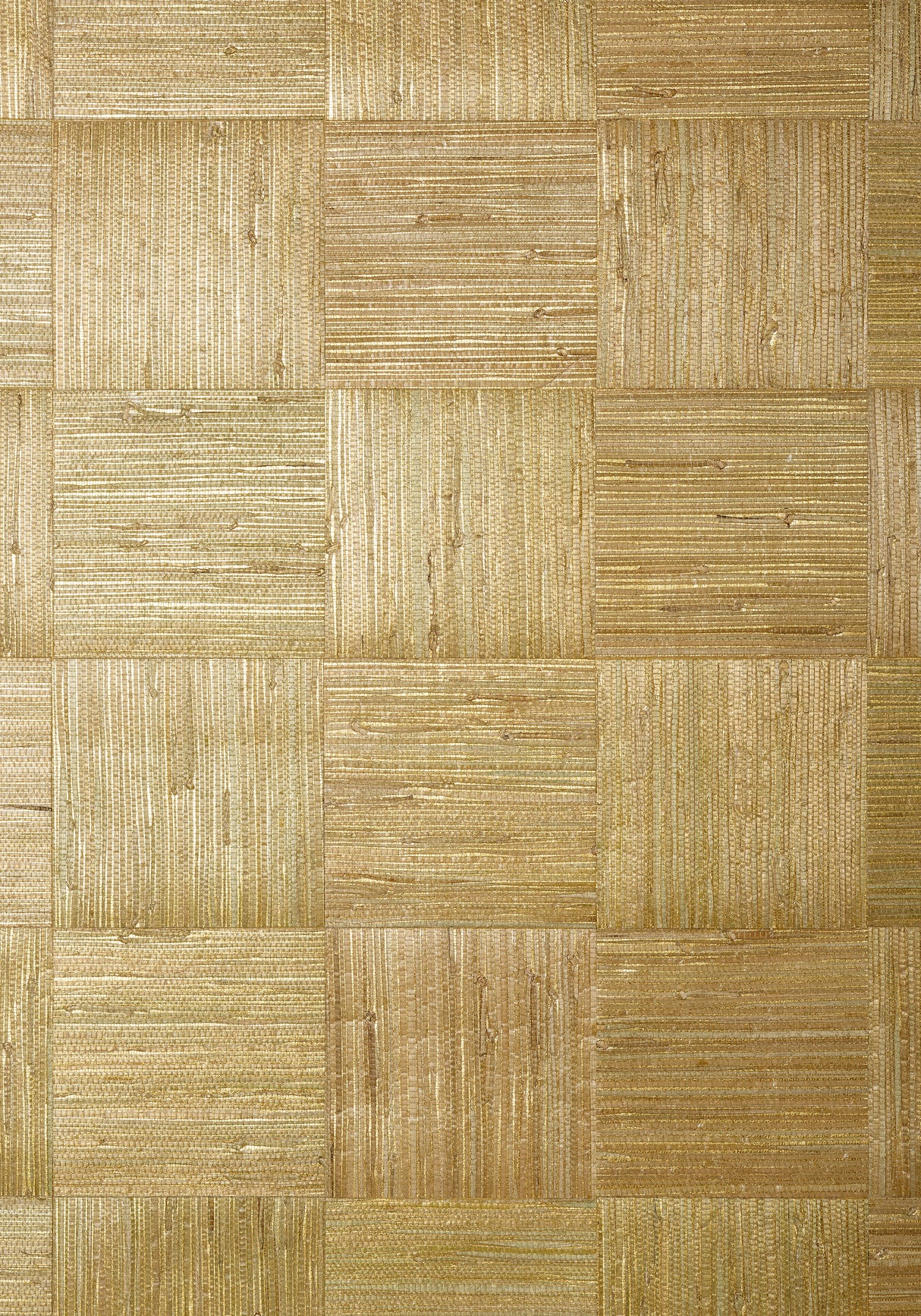 Thibaut T24075 MOSAIC WEAVE Metallic Gold Wallpaper