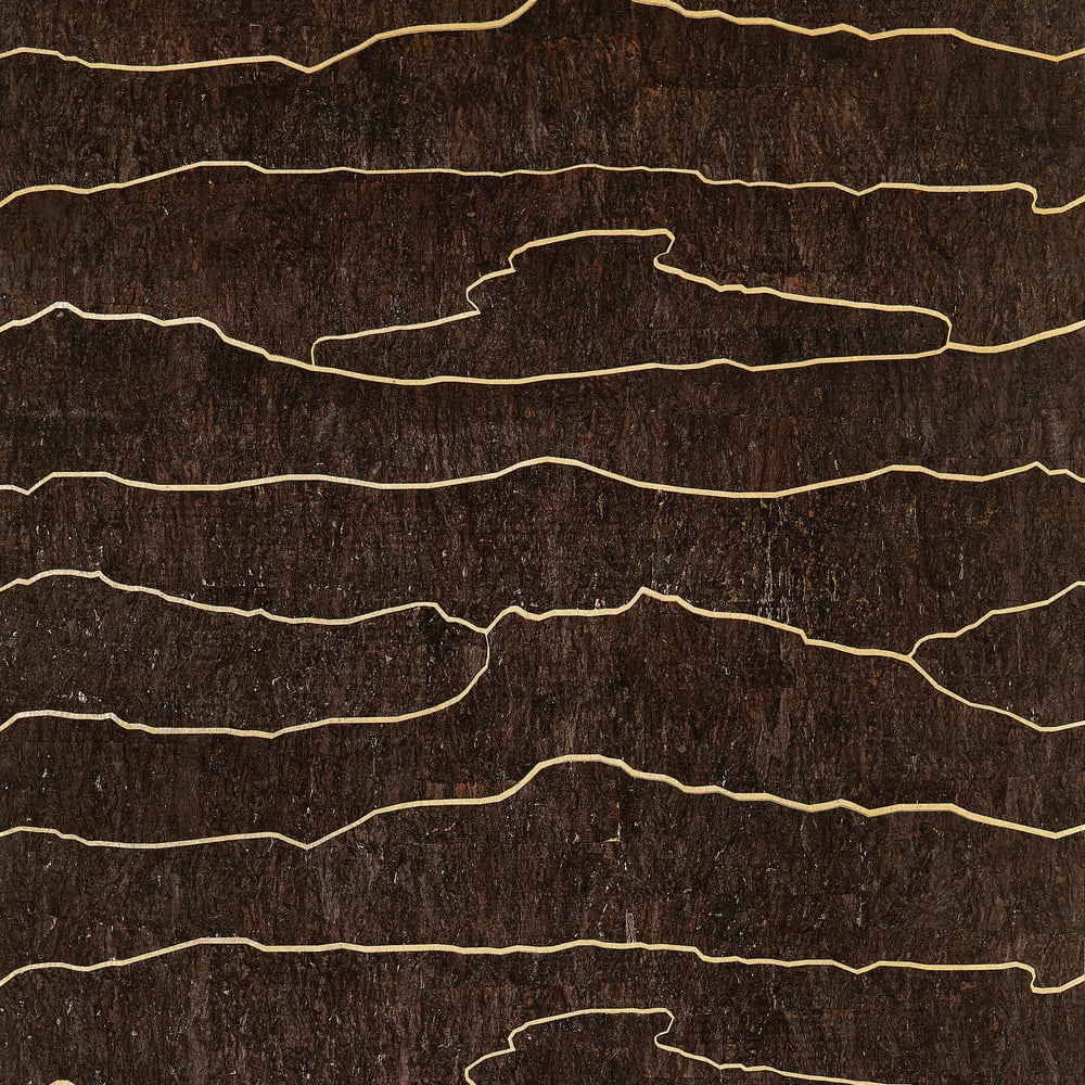 Thibaut CLOUD MOSAIC T24407 in Gold Bark Wallpaper - YUTORI