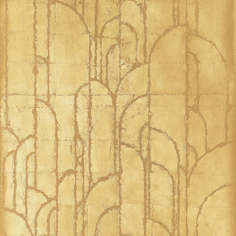 Thibaut DECO MOON T24414 in Gold Wallpaper - YUTORI