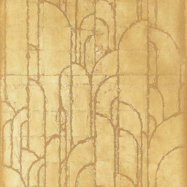 Thibaut DECO MOON T24414 in Gold Wallpaper - YUTORI