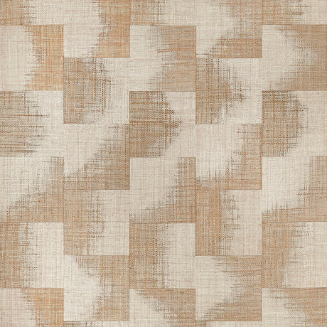 Thibaut RAFFIA SQUARES T24431 in Beige Wallpaper - YUTORI