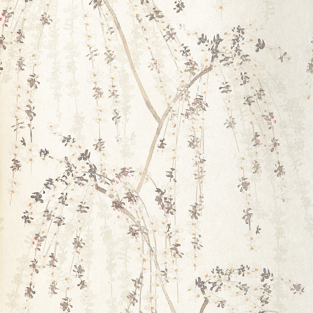 Thibaut WEEPING BLOSSOM T24454 in White Wallpaper - YUTORI