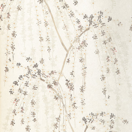 Thibaut WEEPING BLOSSOM T24454 in White Wallpaper - YUTORI