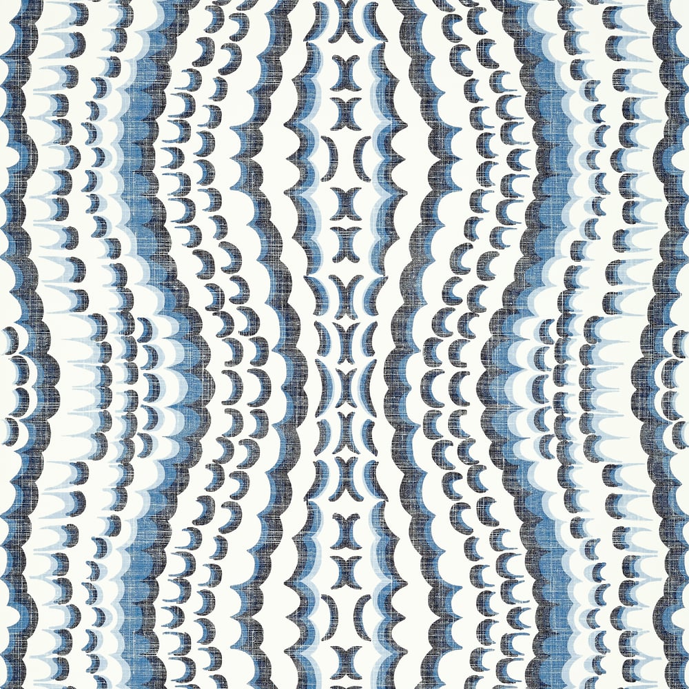 Thibaut T2982 EBRU Blue Wallpaper