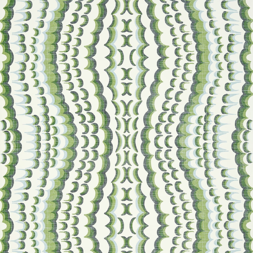 Thibaut T2984 EBRU Green Wallpaper