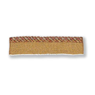 KRAVET COUTURE T30208.12.0 PETITE CORD W/FLANGE NECTAR TRIM - Eade's Wallpaper