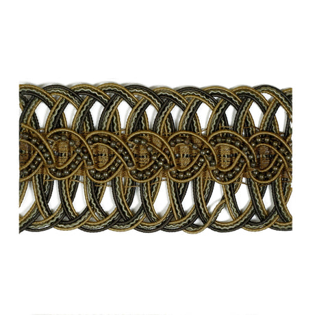 KRAVET COUTURE T30461.30.0 KF COU::JESTERS BRAID ANTIQUE TRIM - Eade's Wallpaper