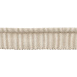 KRAVET COUTURE T30559.11.0 FAILLE CORD GREY FROST TRIM - Eade's Wallpaper