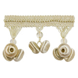 KRAVET BASICS T30583.16.0 GUM DROP TASSEL LIMESTONE TRIM - Eade's Wallpaper
