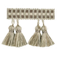 KRAVET BASICS T30584.106.0 PAIRED TASSELS PLATINUM TRIM - Eade's Wallpaper