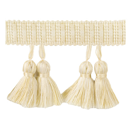 KRAVET BASICS T30584.16.0 PAIRED TASSELS LIMESTONE TRIM - Eade's Wallpaper