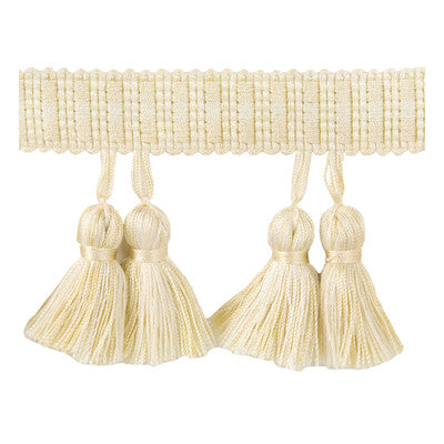 KRAVET BASICS T30584.16.0 PAIRED TASSELS LIMESTONE TRIM - Eade's Wallpaper