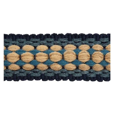 KRAVET COUTURE T30623.55.0 TRACKER INDIGO TRIM - Eade's Wallpaper