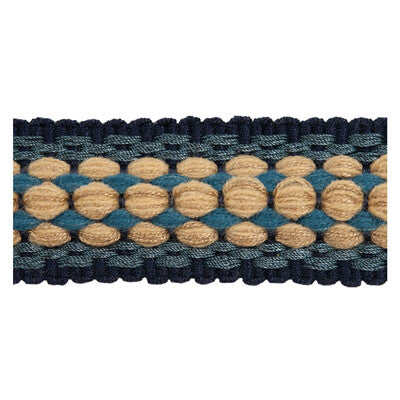 KRAVET COUTURE T30623.55.0 TRACKER INDIGO TRIM - Eade's Wallpaper