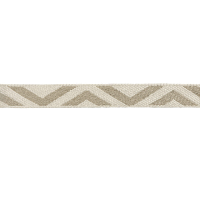 KRAVET DESIGN T30672.106.0 GEO CLUB BORDER MOONSTONE TRIM - Eade's Wallpaper