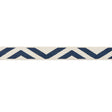 KRAVET DESIGN T30672.515.0 GEO CLUB BORDER INDIGO TRIM - Eade's Wallpaper