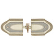 KRAVET COUTURE T30725.1106.0 TYROLEAN TOGGLE FROST TRIM - Eade's Wallpaper