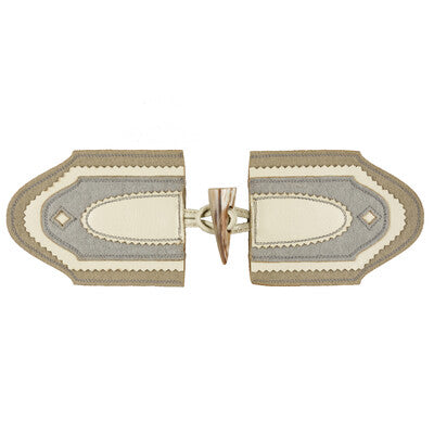 KRAVET COUTURE T30725.1106.0 TYROLEAN TOGGLE FROST TRIM - Eade's Wallpaper