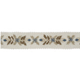 KRAVET COUTURE T30731.515.0 EDELWEISS BLUE HERON TRIM - Eade's Wallpaper