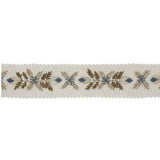 KRAVET COUTURE T30731.515.0 EDELWEISS BLUE HERON TRIM - Eade's Wallpaper