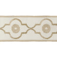 KRAVET DESIGN T30745.16.0 OGEE CHAIN CREAM TRIM - Eade's Wallpaper
