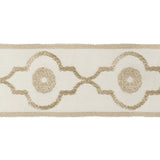 KRAVET DESIGN T30745.16.0 OGEE CHAIN CREAM TRIM - Eade's Wallpaper