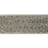 KRAVET DESIGN T30746.106.0 VELVET PEBBLE PLATINUM TRIM - Eade's Wallpaper