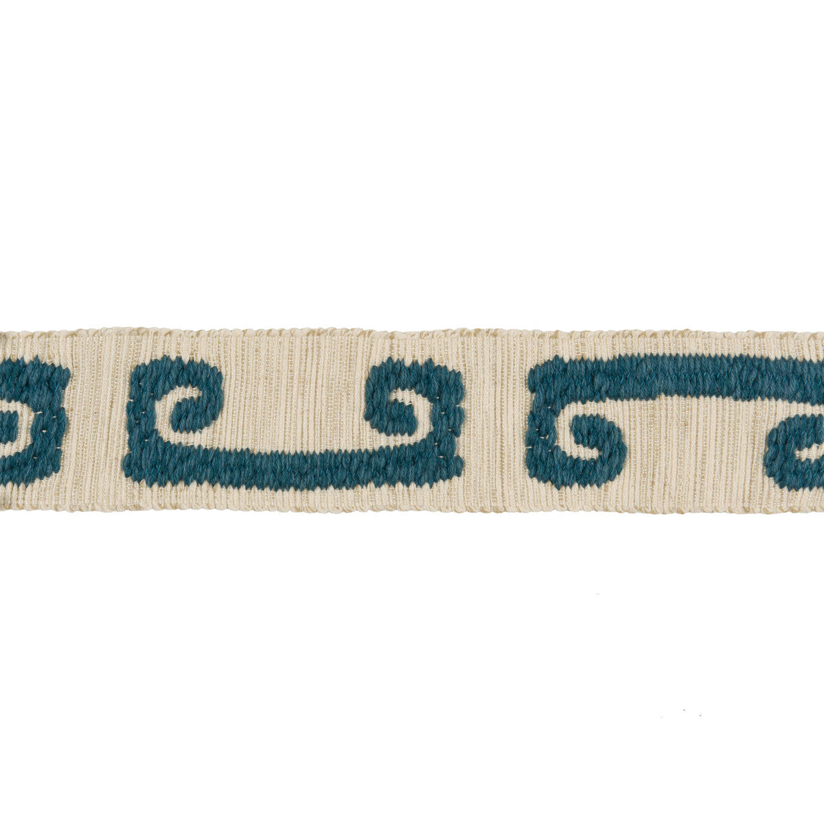 KRAVET DESIGN T30751.355.0 WONKY KEY TEAL TRIM - Eade's Wallpaper