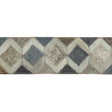 KRAVET DESIGN T30760.815.0 DIAMOND HIDE STEEL GREY TRIM - Eade's Wallpaper