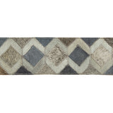 KRAVET DESIGN T30760.815.0 DIAMOND HIDE STEEL GREY TRIM - Eade's Wallpaper