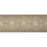 KRAVET DESIGN T30763.1110.0 FLOWER STITCH DUSTY MAUVE TRIM - Eade's Wallpaper