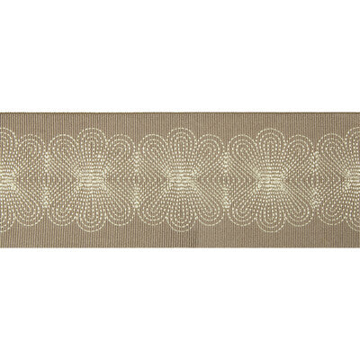KRAVET DESIGN T30763.1110.0 FLOWER STITCH DUSTY MAUVE TRIM - Eade's Wallpaper