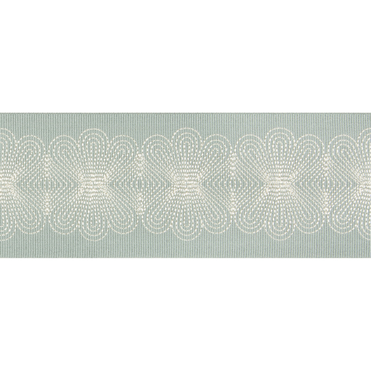 KRAVET DESIGN T30763.136.0 FLOWER STITCH MINERAL TRIM - Eade's Wallpaper