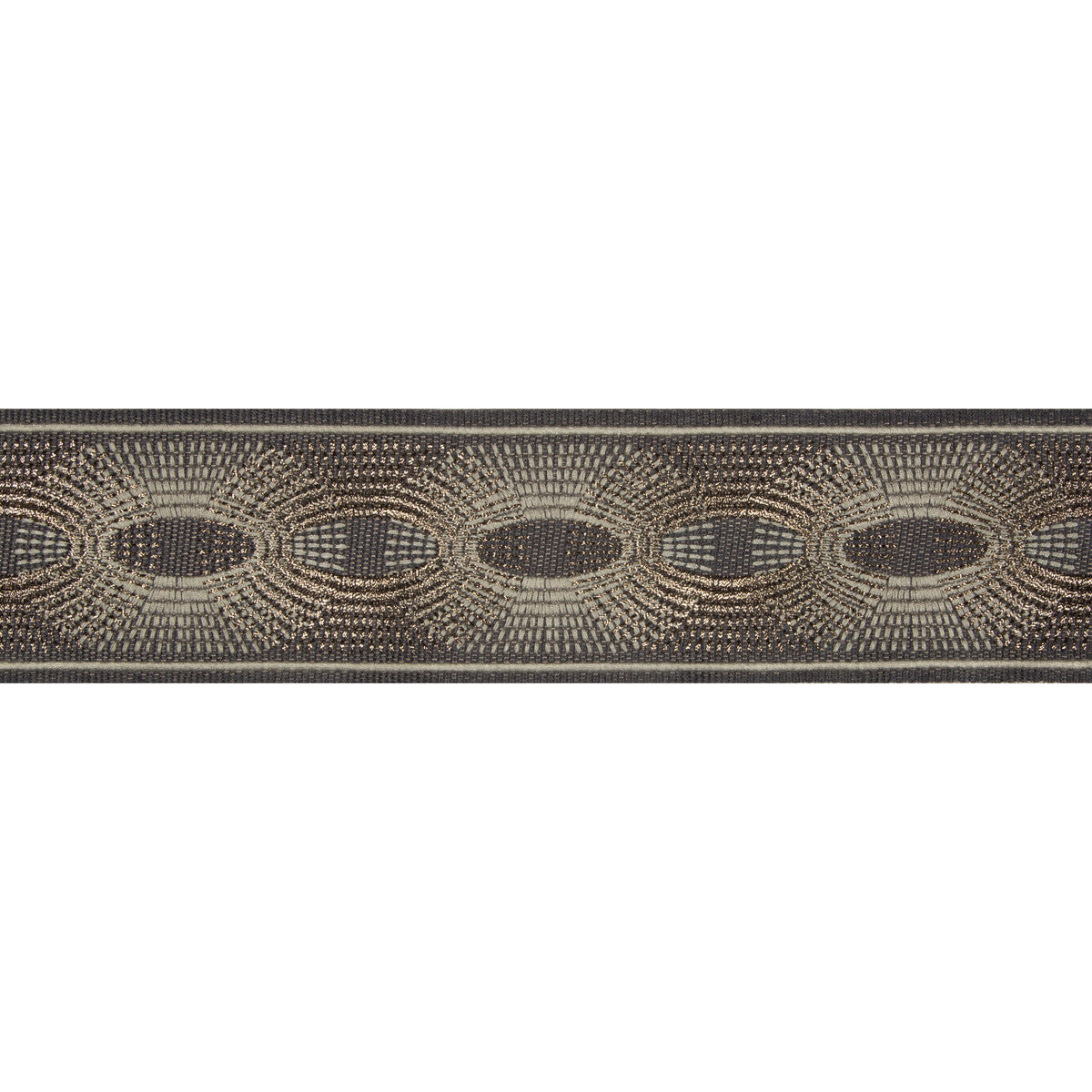 KRAVET DESIGN T30766.1106.0 DECO RAYS SMOKE TRIM - Eade's Wallpaper