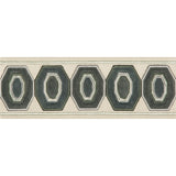 KRAVET DESIGN T30772.11.0 GEODEX STEEL GREY TRIM - Eade's Wallpaper