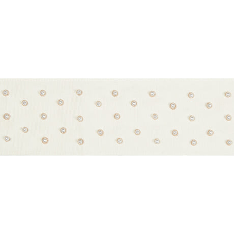 KRAVET DESIGN T30777.1.0 PEARL DOTS PEARL TRIM - Eade's Wallpaper