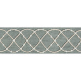KRAVET BASICS T30800.1101.0 FISHERMAN'S NET SILVER TRIM - Eade's Wallpaper
