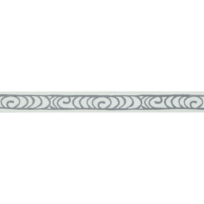 KRAVET BASICS T30803.1101.0 WAVE CURL SILVER TRIM - Eade's Wallpaper