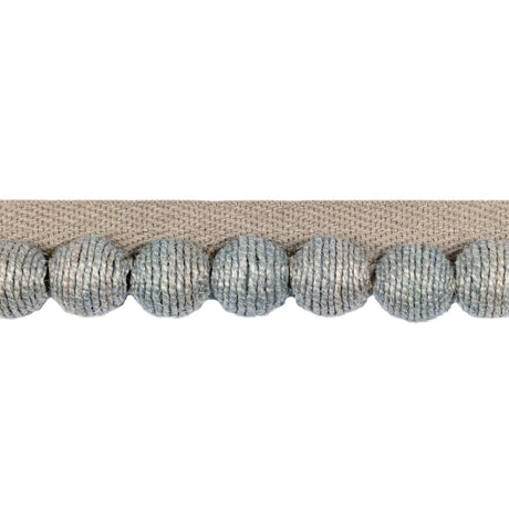 KRAVET COUTURE T30805.11.0 JUTEBALL CORD PEWTER TRIM - Eade's Wallpaper