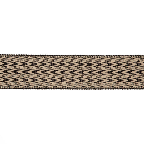 KRAVET COUTURE T30820.816.0 ONDE CHARCOAL TRIM - Eade's Wallpaper