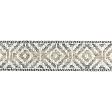 KRAVET COUTURE T30823.11.0 SANUR TAPE PEWTER TRIM - Eade's Wallpaper