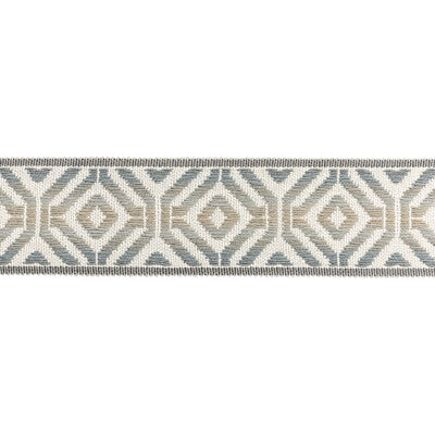 KRAVET COUTURE T30823.11.0 SANUR TAPE PEWTER TRIM - Eade's Wallpaper