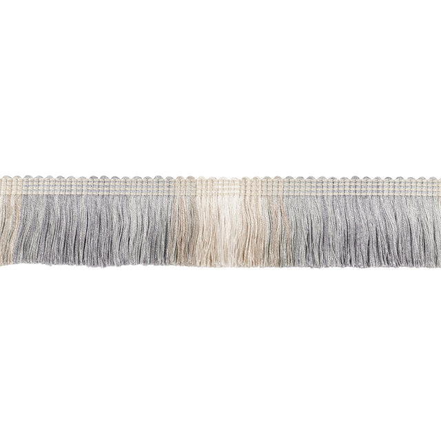 KRAVET COUTURE T30824.11.0 DAINTREE FRINGE PEWTER TRIM - Eade's Wallpaper