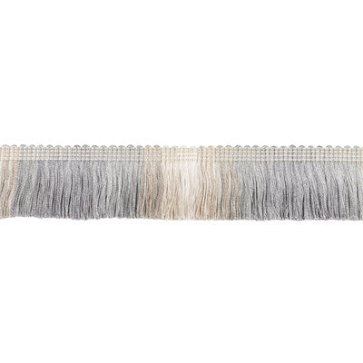 KRAVET COUTURE T30824.11.0 DAINTREE FRINGE PEWTER TRIM - Eade's Wallpaper