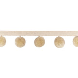 KRAVET COUTURE T30827.1.0 PARADISE POMS CREAM TRIM - Eade's Wallpaper