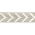 KRAVET COUTURE T30828.11.0 CHEVRON VELVET TAPE STONE TRIM - Eade's Wallpaper