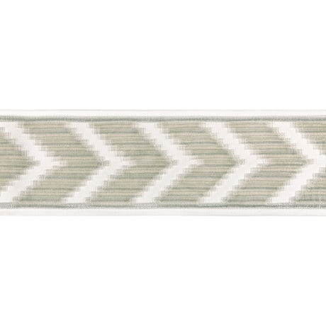 KRAVET COUTURE T30828.11.0 CHEVRON VELVET TAPE STONE TRIM - Eade's Wallpaper