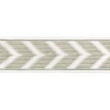 KRAVET COUTURE T30828.11.0 CHEVRON VELVET TAPE STONE TRIM - Eade's Wallpaper