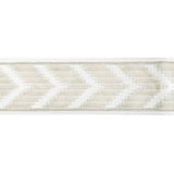 KRAVET COUTURE T30828.1601.0 CHEVRON VELVET TAPE BLANC TRIM - Eade's Wallpaper